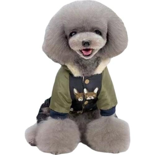 French Bulldog Clothing Dog Winter Warm Snow Down Jacket Puppies Small and Medium-sized Animals Pug Pet Cat Clothes Goods