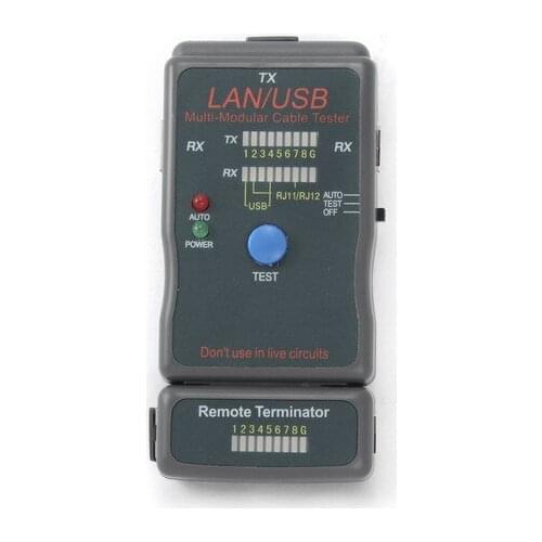 Network Cable Tester GEMBIRD NCT-2 Grey