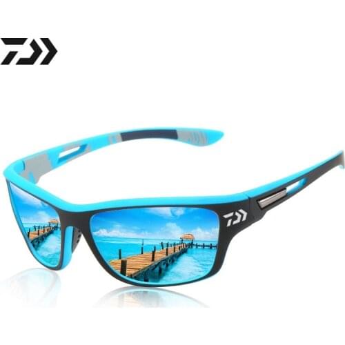 DAIWA Polarized Sunglasses Mens Driving Shades Male Sun Glasses Camping Cycling Hiking Fishing Classic Sun Glasses UV400 Eyewea