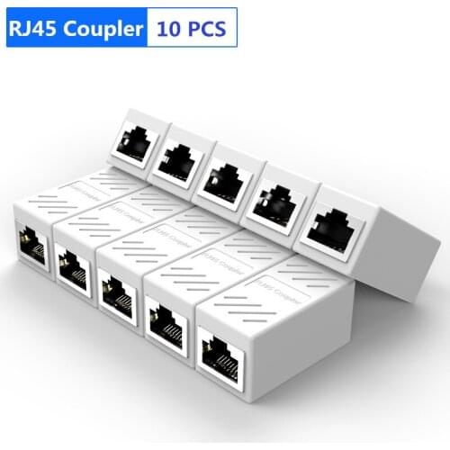 Cable extender RJ45 Inline Coupler Keystone Jack RJ45 Female ends to ends Modular Jack cable extend Conector CE ROHS