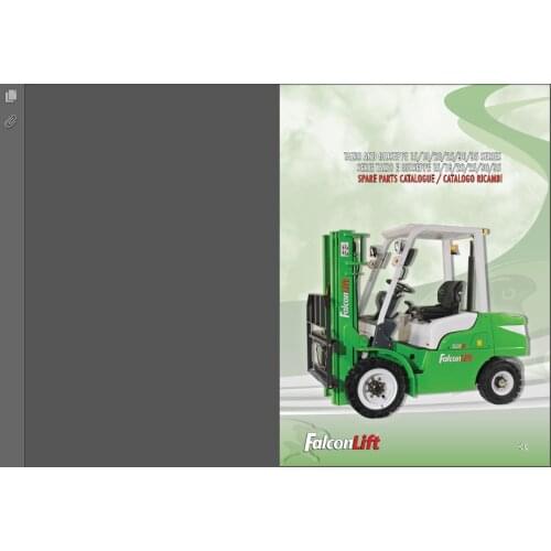 Falconlift Forklifts Spare parts Books & Operators Manual