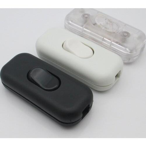 ON/OFF Rocker Light Switch 2A 250V For 2/3 Core Flex Table Floor Lamp 302-2