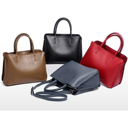 Genuine leather womens handbag 2012 new luxury soft leather large capacity tote shoulder bag