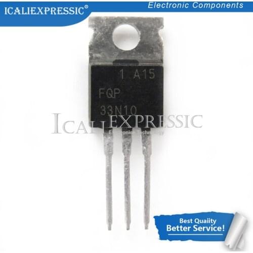 10PCS FQP33N10 33N10 TO-220 new original In Stock