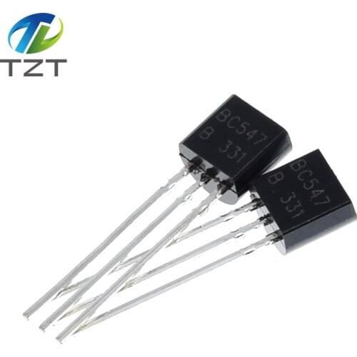 100PCS BC547B BC547 100MA 45V TO-92 transistor
