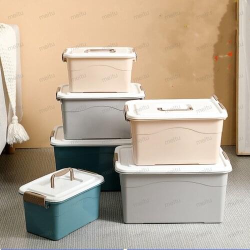 3PCS Plastic Storage Container Box Cabinet Sundries Toy Snacks Underwear Office Stationery Household Bathroom Organizer