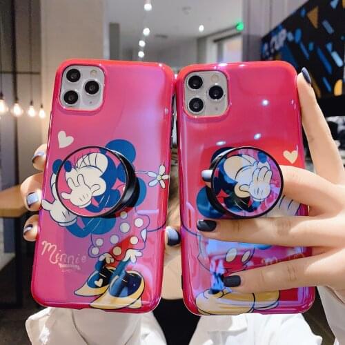2021 Disney Mickey Minnie for iphone 11/12 pro max case iPhone 7 plus xr xs max case for iphone11 carcasa iphone 11plus