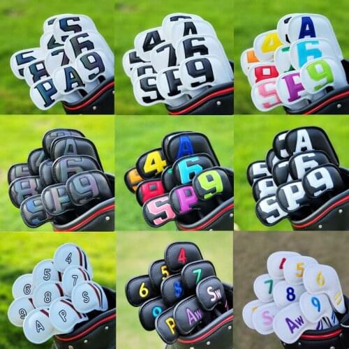 Golf irons Cover irons Clubs PU Leather Golf Headcover golf accessory