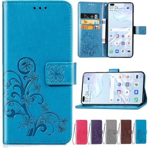 Luxury Leather Case For Huawei P50 P40 P30 P20 Lite P Smart Z Plus Y5 Y6 Y7 Y9 Prime 2019 Mate 40 30 Pro Lite Phone Holder Cover