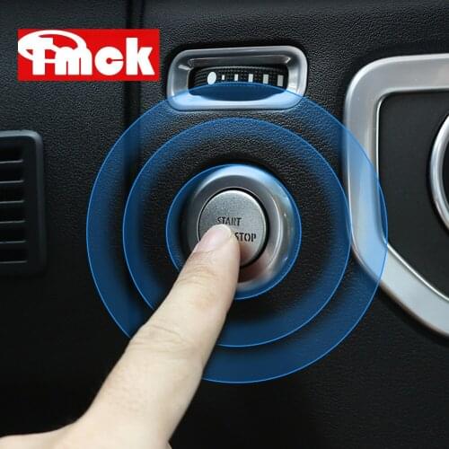 For Land Rover Discovery 4 LR4 2010-2016 Range Rover Sport L320 2010-13 Car Accessories Engine Start Stop Button Ring Trim Cover