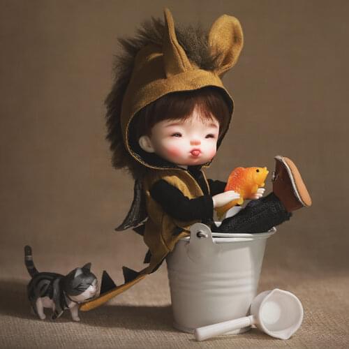 Fantasy Angel 1/8 BJD Doll Nene MSD Resin Toys for Kids Baby Deer Doll Animal Anime Toy DIY