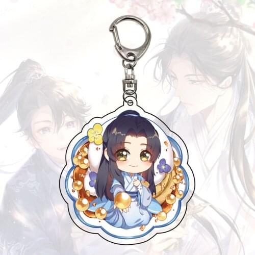 Mo Dao Zu Shi Acrylic Keychain Anime Figure Wu Ying Lan Zhan JiangCheng Keyring Pendant Fans Gift