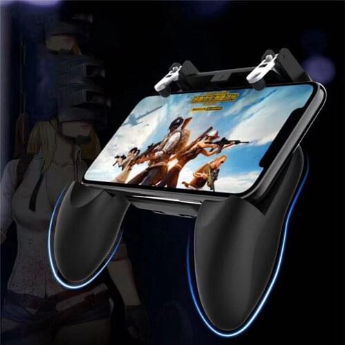 Mobile Phone W10 Gamepad Handle Wireless Controller Gaming Joystick Aim Key Shooter Trigger Fire Button Game Pad Android IOS
