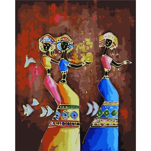 Nostalgia Love 40x50cm Oil Painting By Numbers Diy Paint By Numbers On Canvas Home Decor Frameless Digital Painting