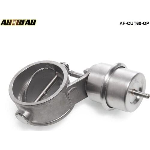 NEW Vacuum Activated Exhaust Cutout / Dump 60MM Open Style Pressure: about 1 BAR AF-CUT60-OP