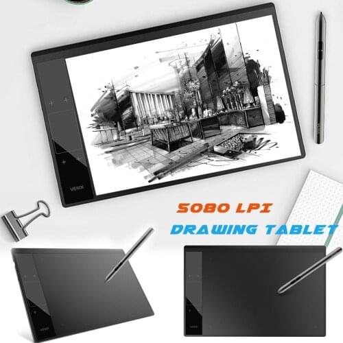 High Quality10*6 Inch A30 Graphic Tablet 8192 Levels Digital Tablet Drawing Tablet 5080 LPI Tablet No Needing Charge Pen