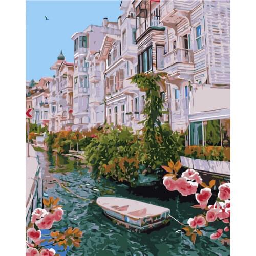 Hand Painted Home Decorative painting on the wall Acrylic Digital Oil Painting By Numbers