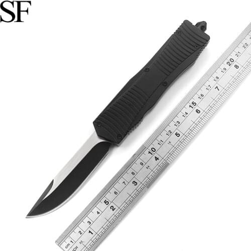 SF 3 Types OTF Outdoor Double-Action Survival Knife Fixed Blade 440C Steel Tactical Tent Camping Equipment EDC Tool