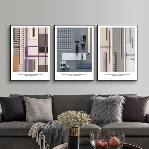 Nordic Cloth Print On Canvas No Frame Painting Wall Picture Bathroom Decor Cuadros Abstractos Modernos