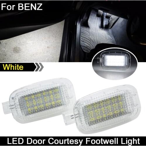 For Benz W164 W169 W207 W212 W216 W245 W463 white LED Courtesy Door Lamp car door light