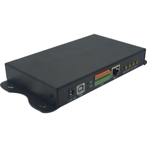 SYSIOT 4 cannnel impinj R2000 chip uhf rfid card reader with lan for timing system