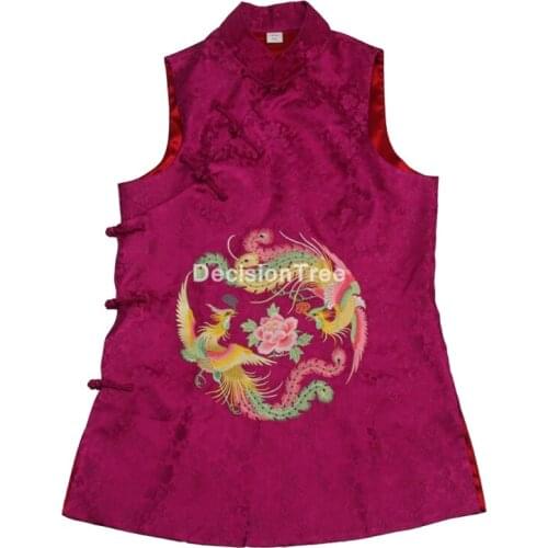 2021 traditional hanfu vest roal princess costume waistcoat vest for women chinese style retro jacquard elegant lady vest