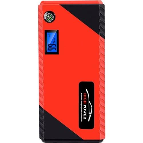 2.1A 2USB Car Jump Starter 80000mah Emergency Car Battery Charger Power bank for 12V Gasoline Diesel Vehicles LED Screen