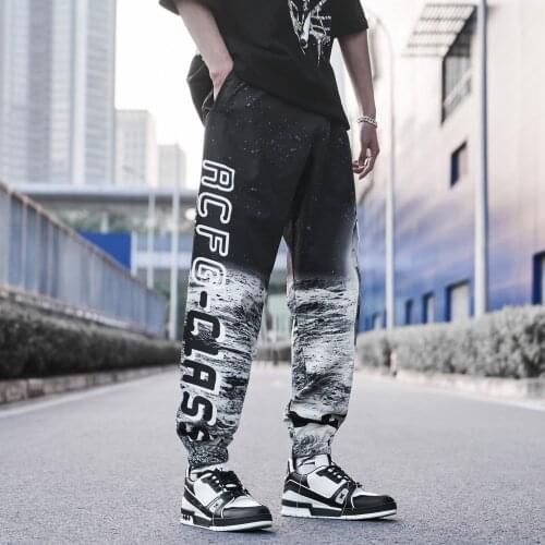 2021 New Japanese Streetwear Joggers Fashion Harem Graphic Casual Pants