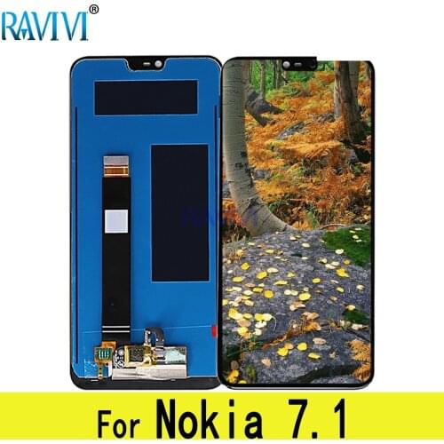 5.84" 7.1 LCD For Nokia 7.1 LCD Display Touch Screen Digitizer Assembly Replacement For Nokia 7.1