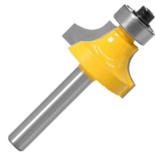 6mm Straight Shank Round Over Edging Router Bit 3.17mm 4.76mm 6.35mm 7.96mm Radius