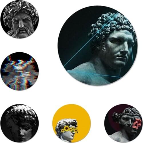 Alternative statue David art Badge Brooch Pin Accessories For Clothes Backpack Decoration gift