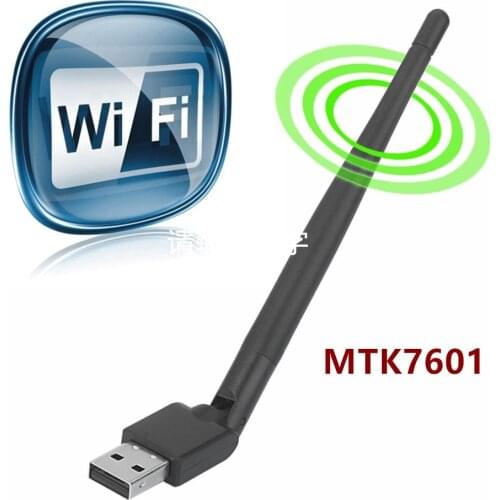Rt5370 USB WiFi Antenna MTK7601 Wireless Network Card USB 2.0 150Mbps 802.11b/g/n LAN Adapter with rotatable Antenna