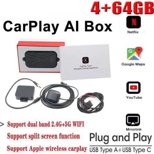 Wireless Android 9.0 Auto USB adapter For Benz A C GLA S CLA CLS GLE GLC Wireless Carplay Ai Box Car Radio Multimedia Player