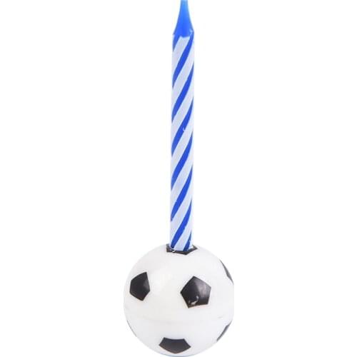 Soccer Football Candles For Birthday Party Wedding Garden Decoration Party Cake