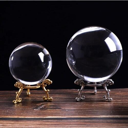 K9 Crystal Glass Ball Transparent Ball for Birthday Gift Photography Props Ball Aid Home Deroc Gift Souvenir Cristal Accessories