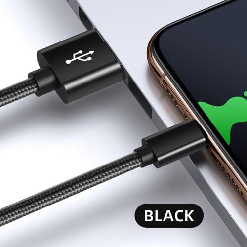 Fast Charger Cable Type C Micro Nylon USB Quick Charging Cord For Samsung Xiaomi Huawei Android Mobile Phone Wire