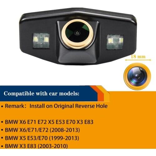 Rear View Camera for Honda Jazz Accord Civic EK Odyssey Pilot Civic FD ,Backup Camera Night Vision Camera HD Golden Camera