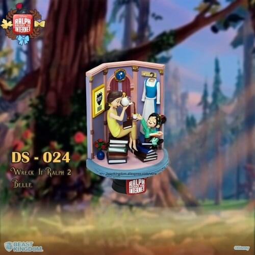 Beast kingdom Disney Ralph Breaks the Internet beauty and beast Princess Belle Garage Kits Model Kits Collecting gift toys