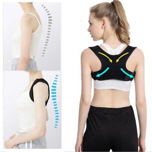 Women & Men Posture Corrector Adjustable Upper Back Brace for Shoulder and Clavicle Support Best Brace New
