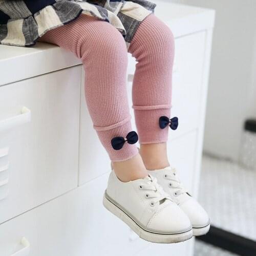 Fashion Leggings Soft Solid printing Kids Girl Trousers Girls Pants Baby Leggings Pants child pantyhose stockings autumn
