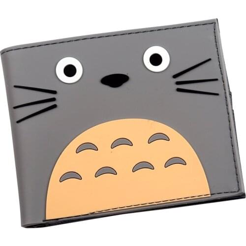 Cute Totoro Silicone Short Wallet ID Card Coin Holder Anime Purses