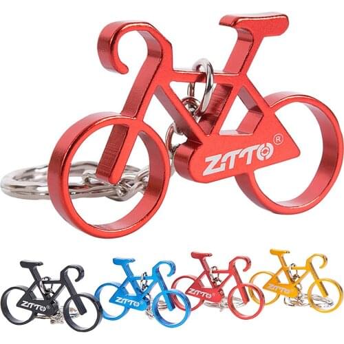 Mini Bike Key Chain Aluminum Alloy Bicycle Keychain Key Chain Ring Gift