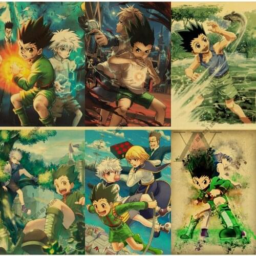 DIY 5D Diamond Painting Japanese Anime Diamond Embroidery Full Square Drill Hunter X Hunter Cross Stitch Kits Room Decoration
