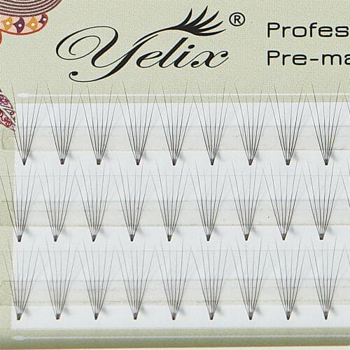 60 bundles of eyelashes 5d volume eyelash extensions C Curl pre made fan volume lash extensions individual eyelashes cluster