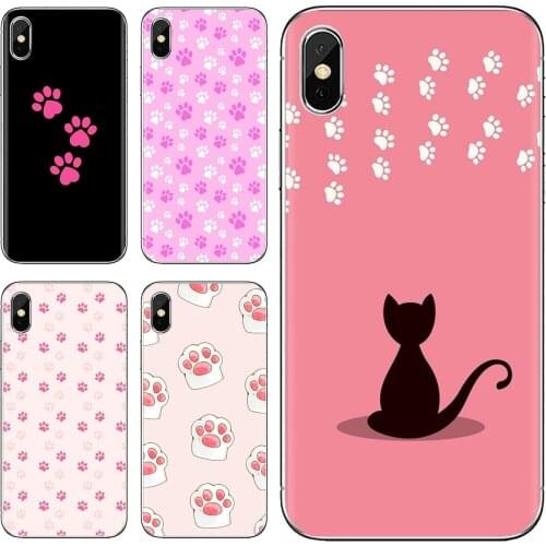 Silicone Case Housing Cat Dog paw Design For Samsung Galaxy Note 3 4 5 8 9 S3 S4 S5 Mini S6 S7 Edge S8 S9 S10 Plus