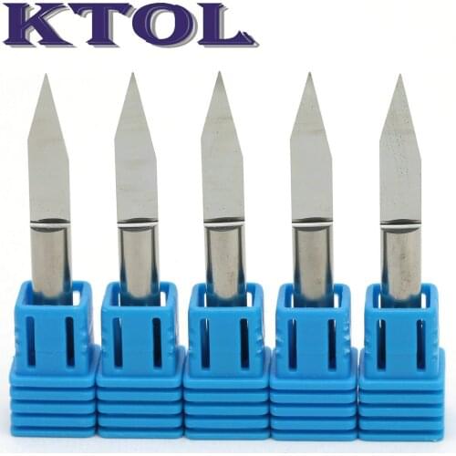 6mm 30 Angle V Carving Tungsten Carbide Router Bits Engraving Tool CNC End Mill 0.1-0.5mm Tip MDF Wood PCB Milling Cutter Tools