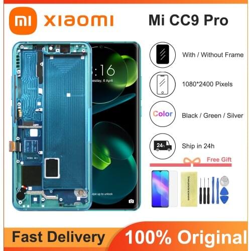 6.47'' for Xiaomi Mi CC9 Pro LCD Display for Xiaomi CC9Pro M1910F4E Touch Screen Digitizer Assembly Replacements