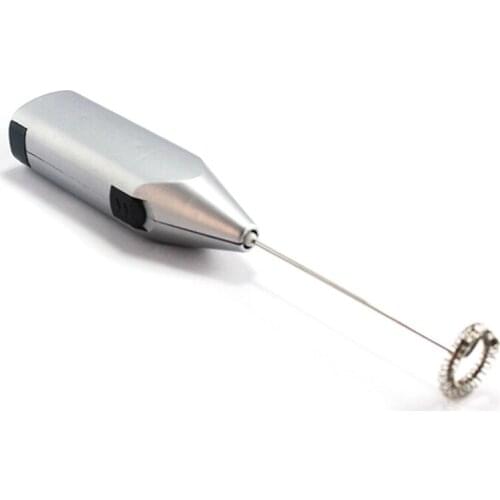 1 Pcs Milk Drink Coffee Whisk Blender Electric Whisk Bubbler Foam Mini Handle Blender Practical Kitchen Cooking Gadget Wholesale