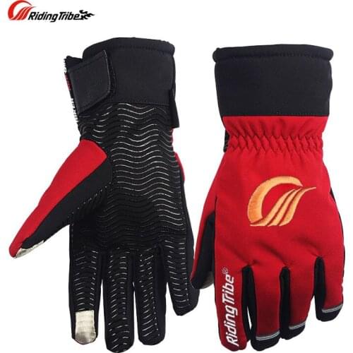 2018 Motorcycle Gloves Waterproof Guantes Moto Touch Screen Warm Winter Glove Windproof Gloves Motorcycle