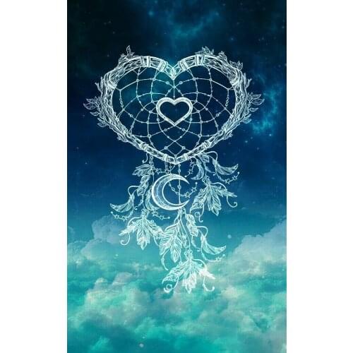 TOUOILP 3D Dreamcatcher diamond embroidery Sunset seascape beach diamond diy diamond painting needlework canvas Home Decoration